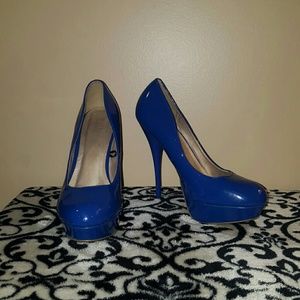 XX1 Cobalt Blue Platform Pumps